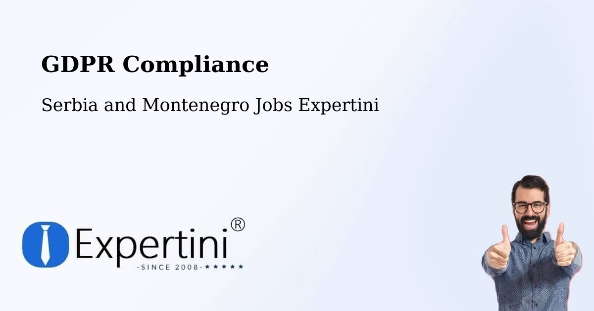 EU GDPR Compliance Statement – Waterloo - Serbia and Montenegro Jobs Expertini
